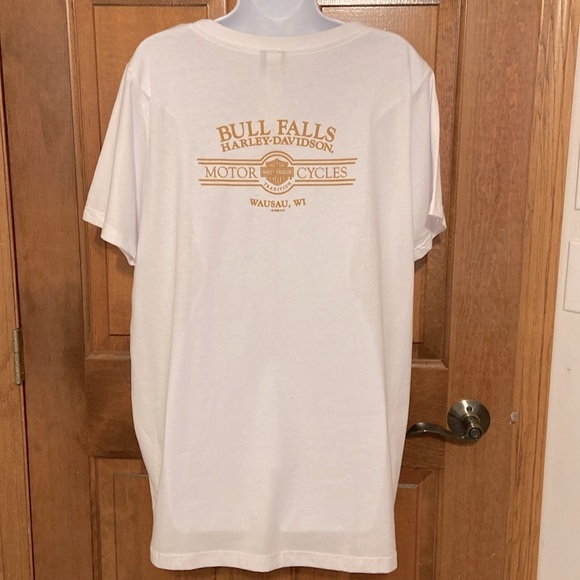 Harley Davidson Short Sleeve Brand New Made in USA from Wausau WI Size 2 XL - Picture 8 of 10